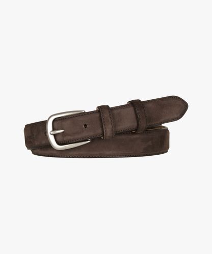 Profuomo Brown nubuck belt