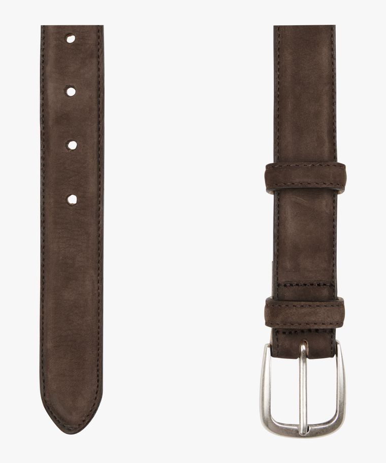 Brown nubuck belt