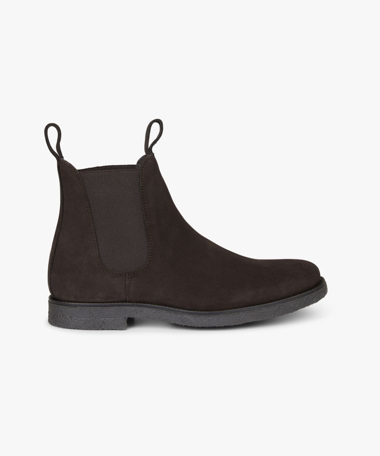 Dark brown chelsea boots
