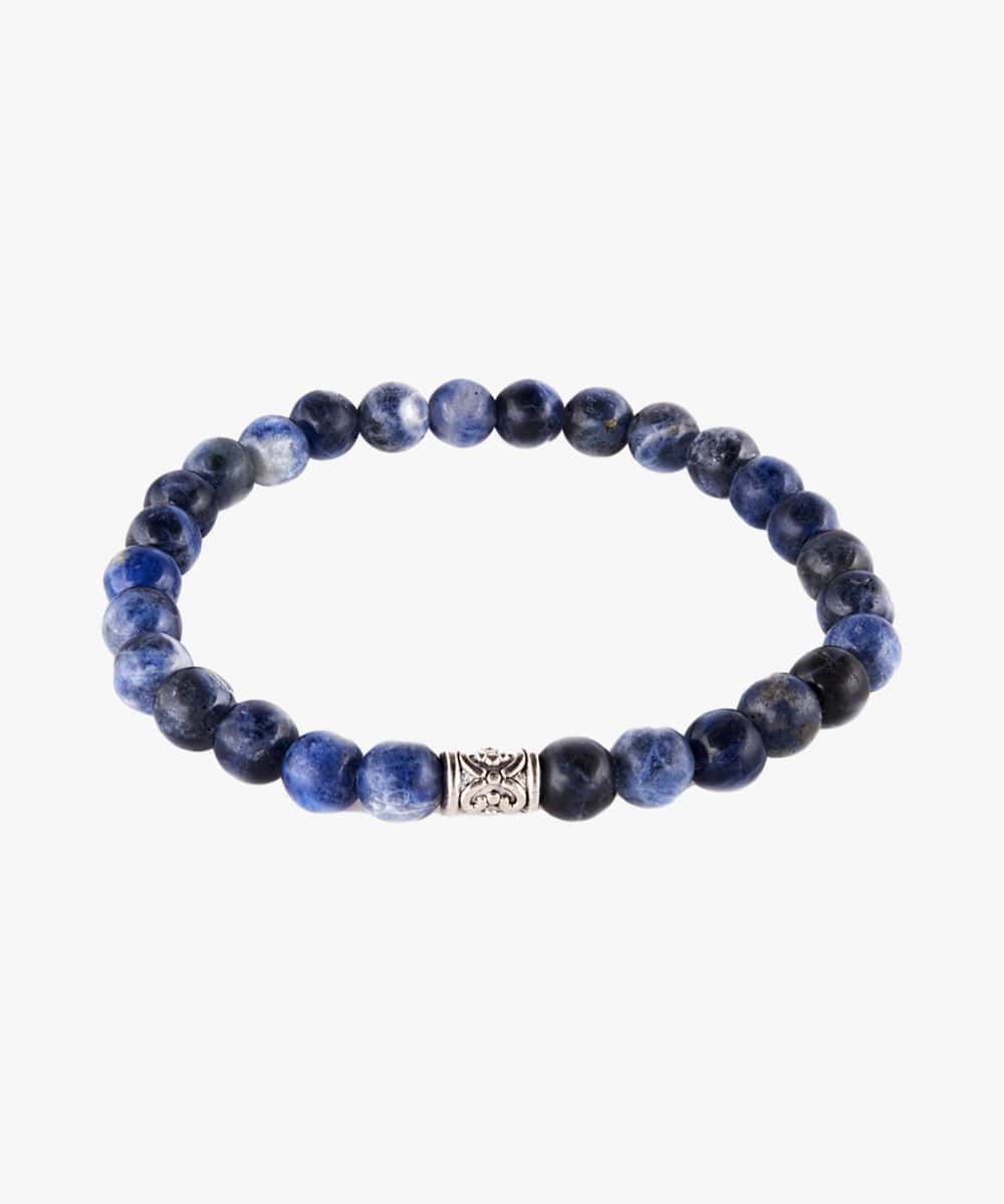 Profuomo Herren Blaues Herrenarmband mit Sodalit male M