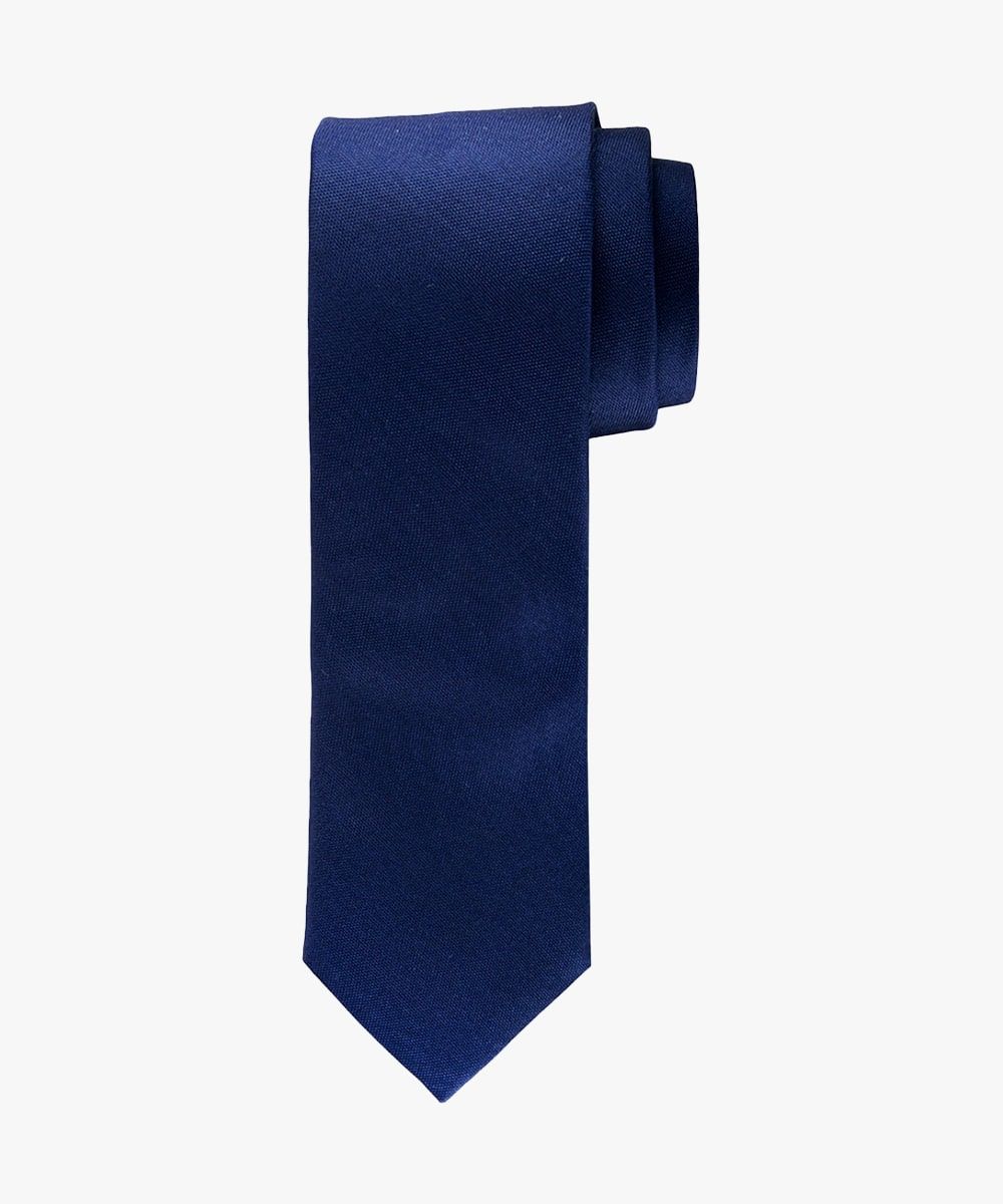 Profuomo Herren Oxford-Seidenkrawatte in Marine male Marineblau One size