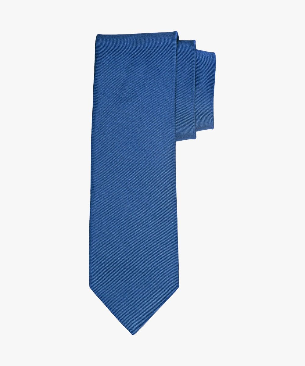 Profuomo Herren Rib-Seidenkrawatte in Blau male Marineblau One size