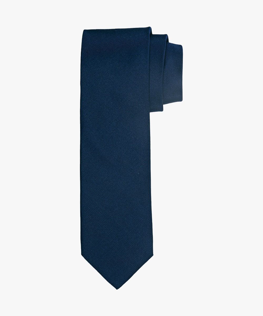 Profuomo Herren Rib-Seidenkrawatte in Marine male Marineblau One size