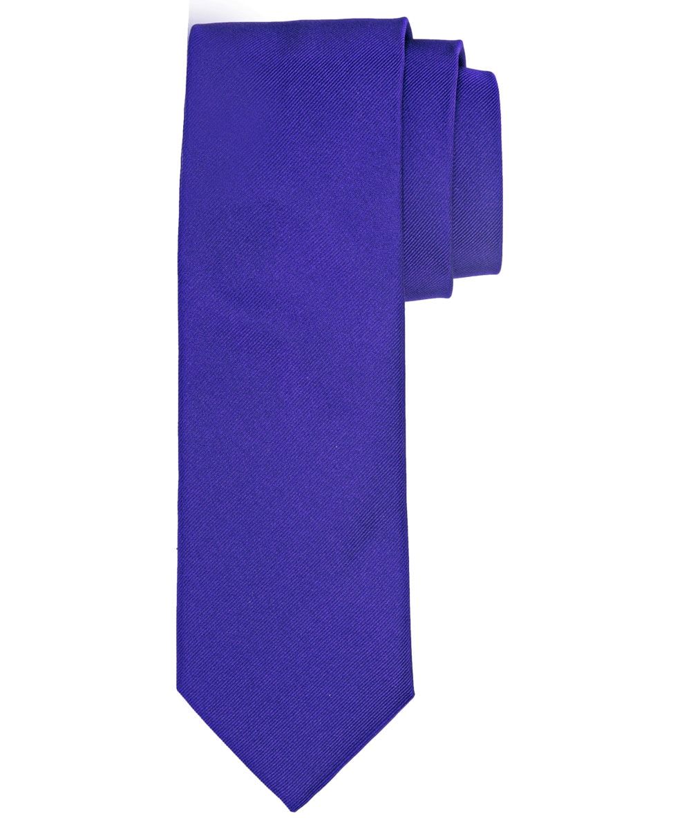 Profuomo Herren Rib-Seidenkrawatte in Violett male Purpur One size