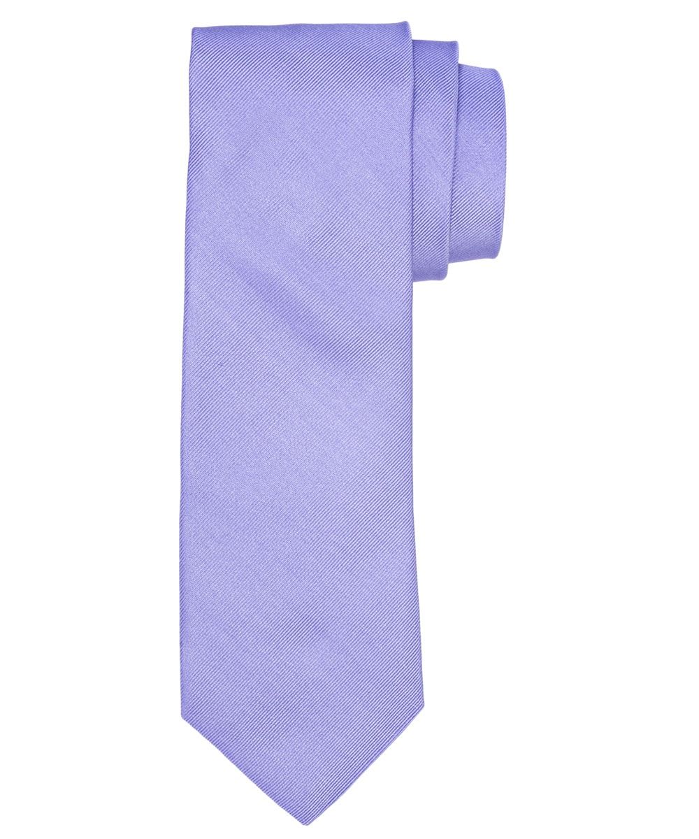 Profuomo Herren Rib-Seidenkrawatte in Lila male One size