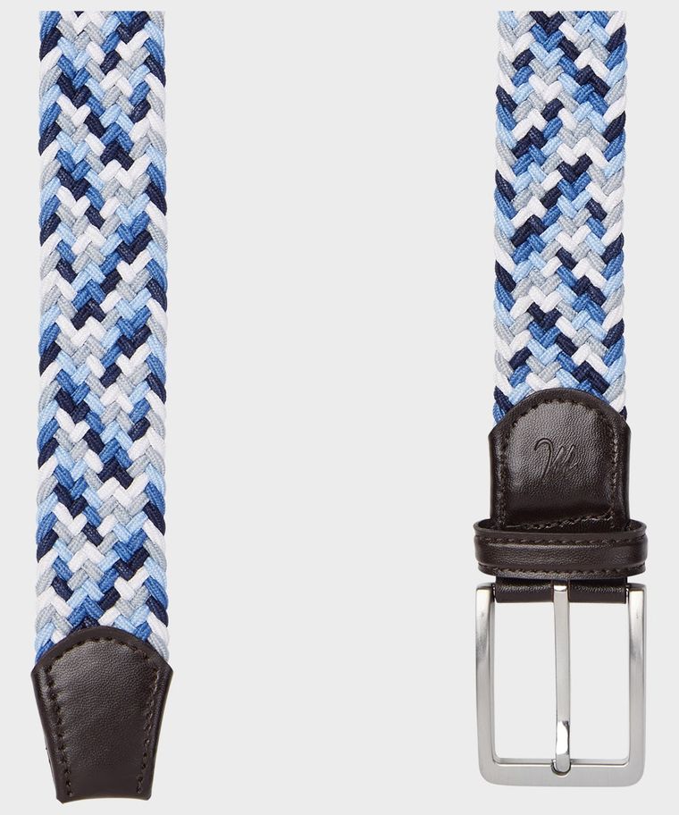 Blue elastic belt