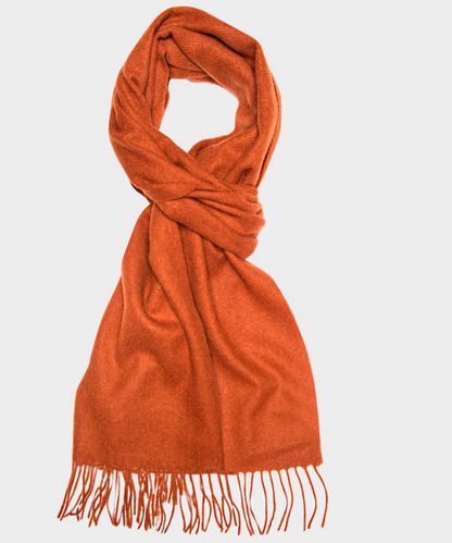 null SCARF WOVEN RUST