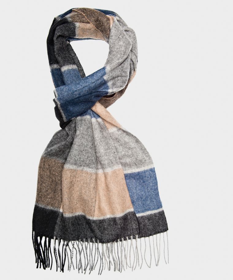 Camel classic woven scarf