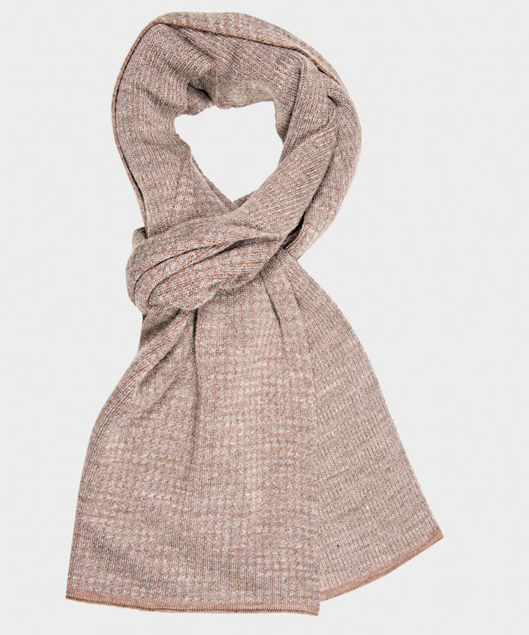 SCARF KNITTED TAUPE