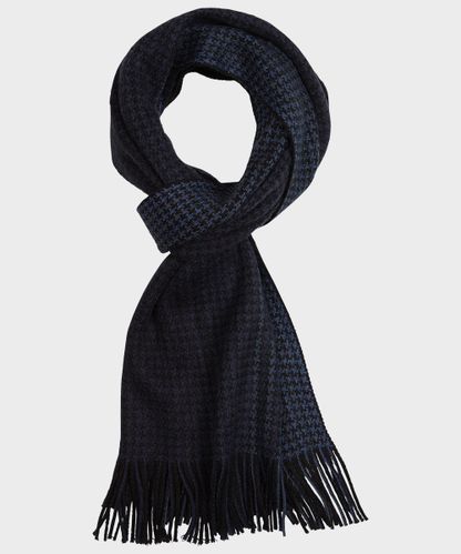 null SCARF KNITTED NAVY