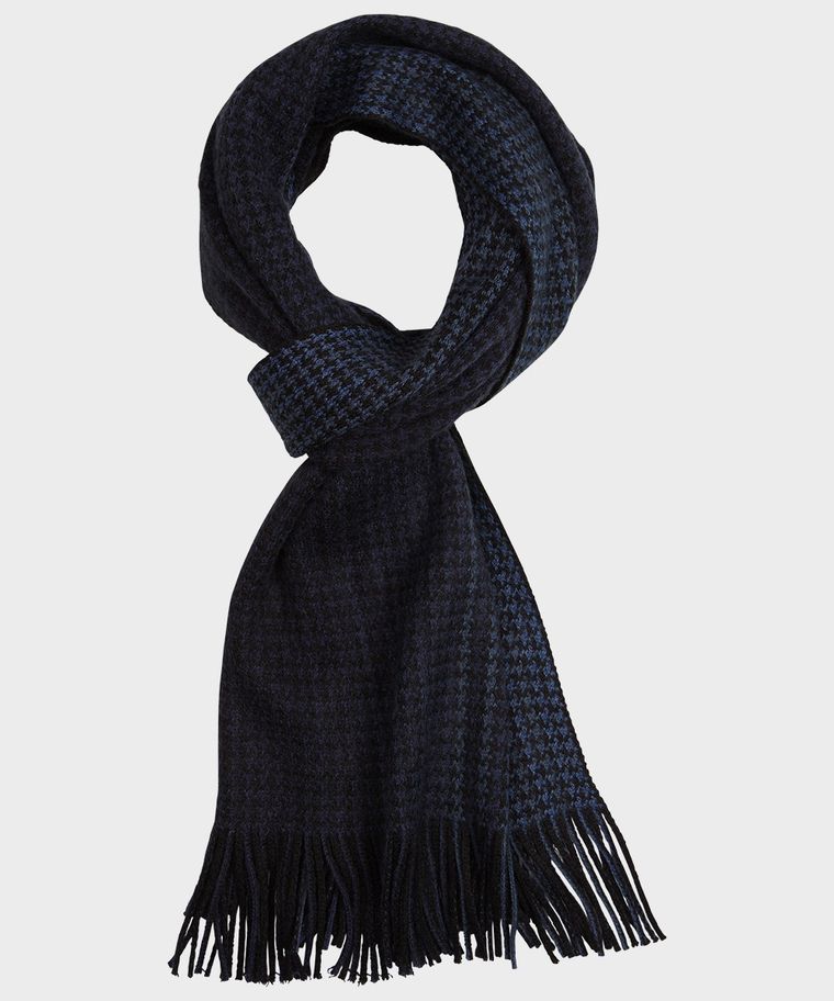 SCARF KNITTED NAVY