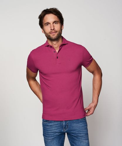 null Pink polo