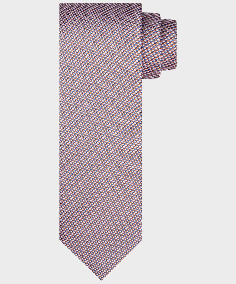 Michaelis orange graphic silk tie