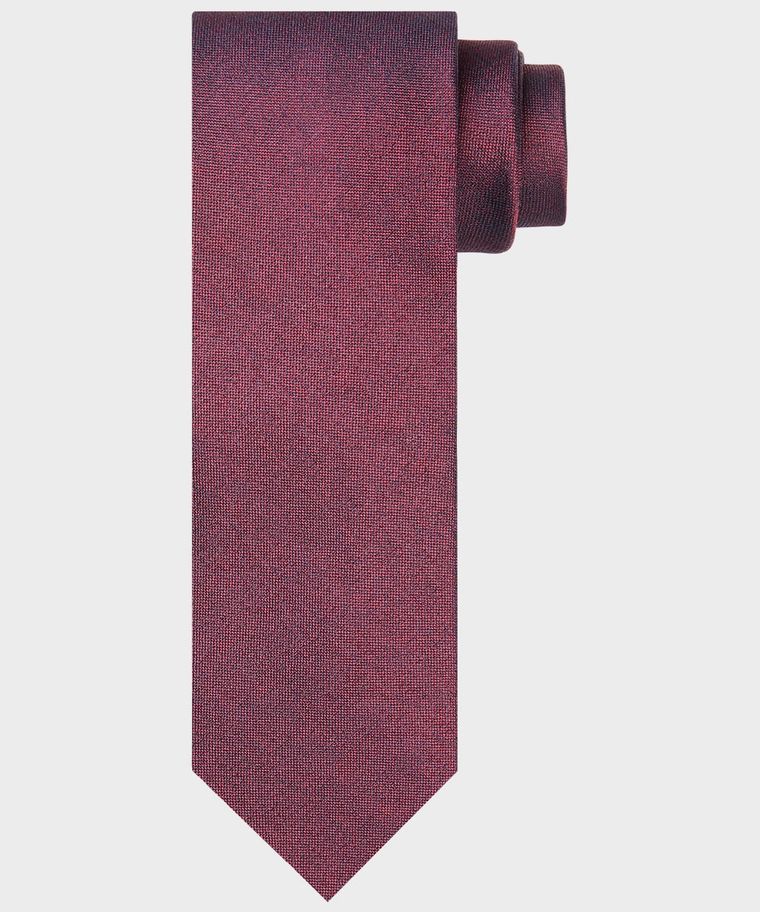 Rode zijden stropdas