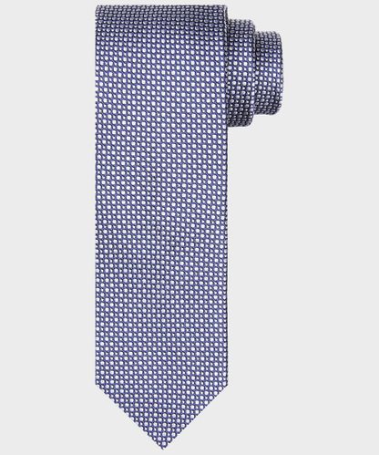 null Grijze zijden stropdas