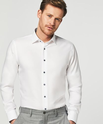 null White twill shirt
