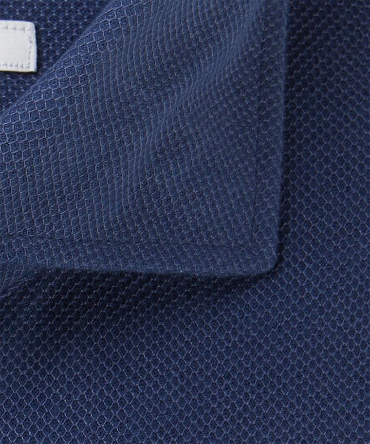 Blauw knitted overhemd