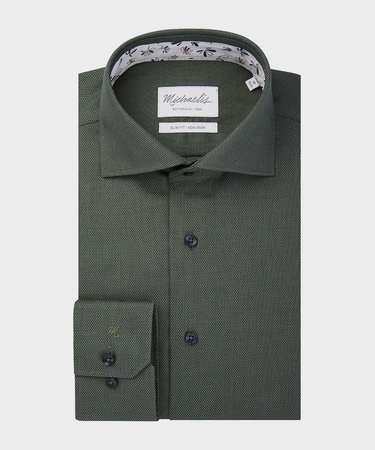 Green birdseye shirt