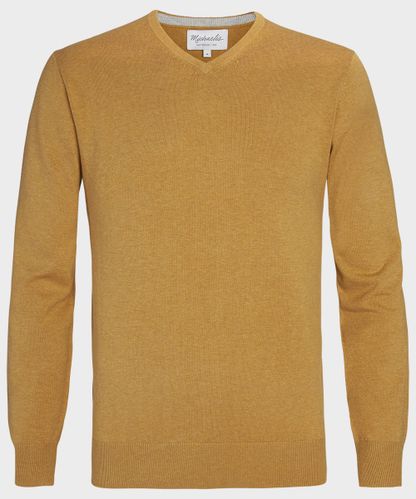 null Yellow v-neck pullover