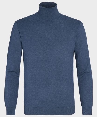 null Blue roll-neck