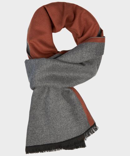 null Rust woven scarf