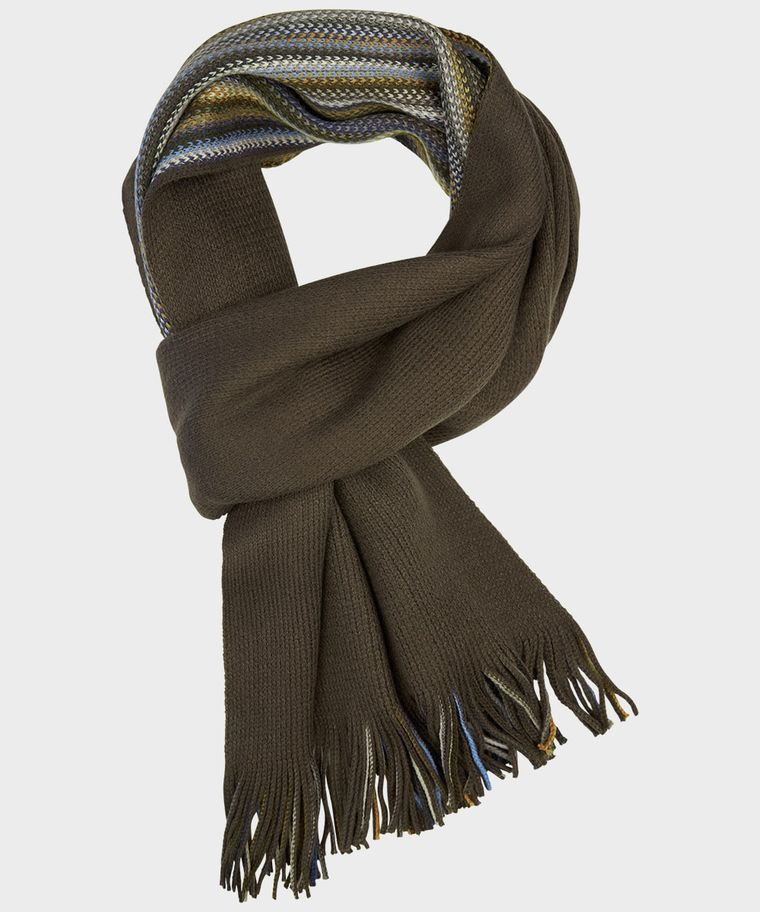 Michaelis army striped scarf