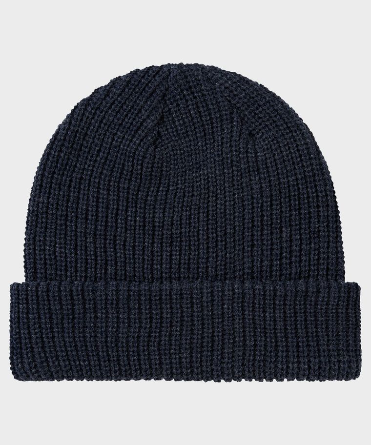 Navy knitted beanie