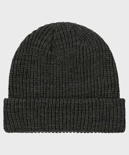 null Grey knitted beanie