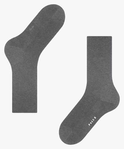 No Label Falke grey mélange ClimaWool socks