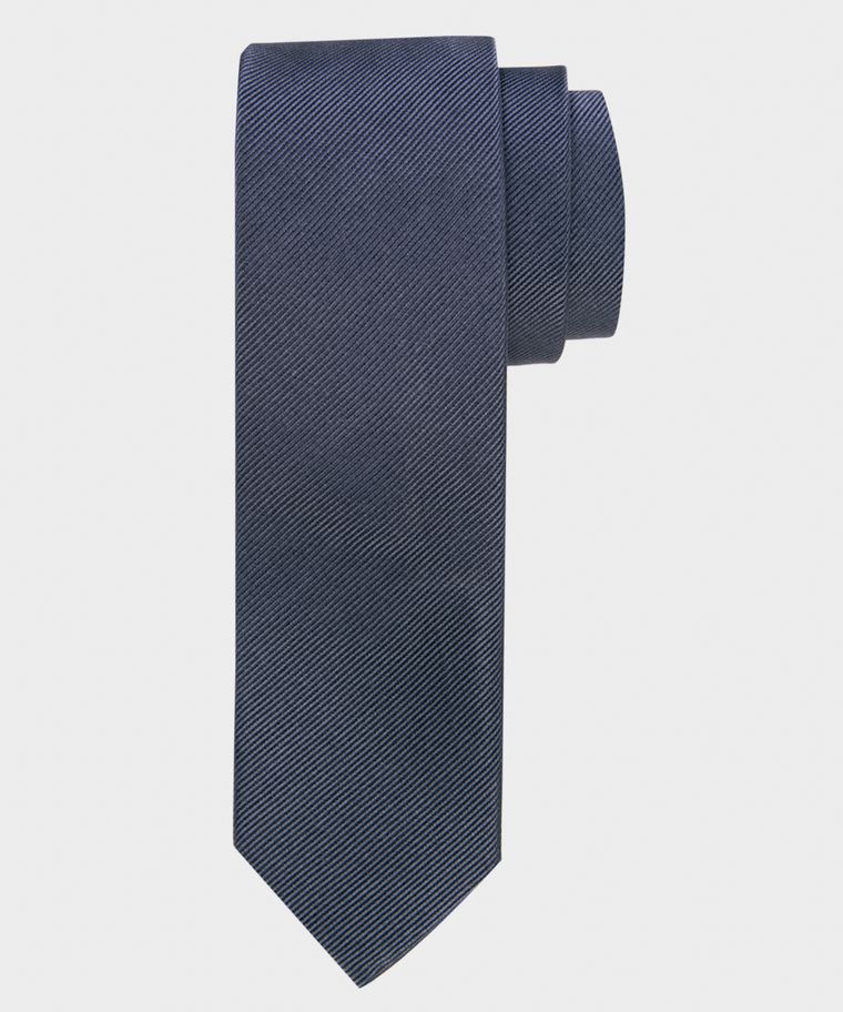 Anthra skinny silk tie