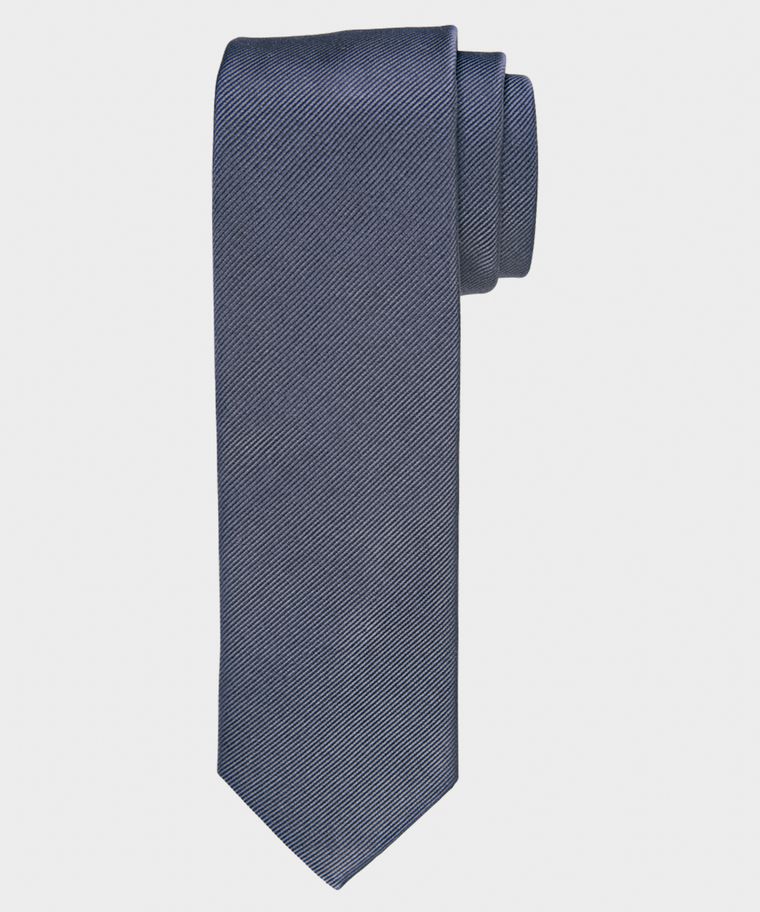 Anthra solid silk tie