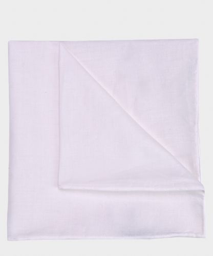 No Label White cotton handkerchief