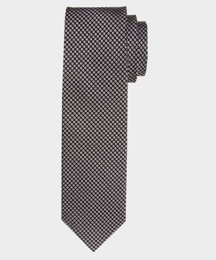 Black silk tie