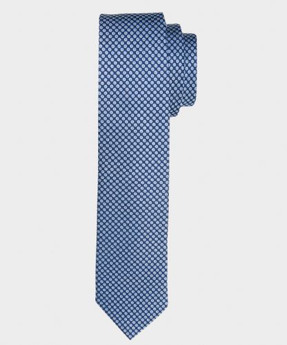 null Blue skinny tie