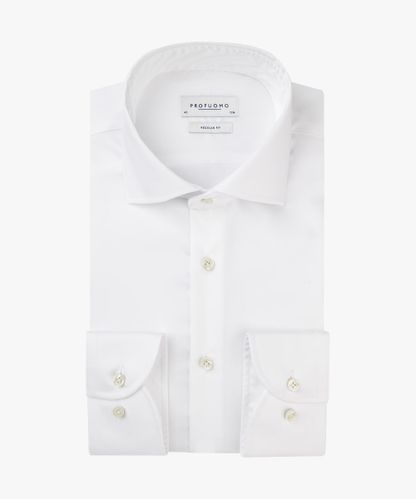 Profuomo Weißes Hemd, Regular Fit