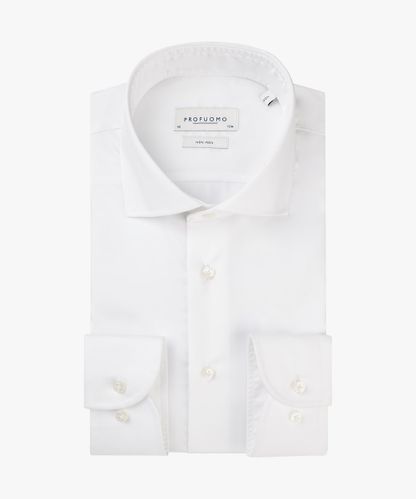 PROFUOMO White twill shirt Extra LS