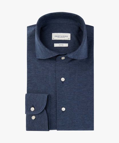 Profuomo Jeans mélange knitted shirt