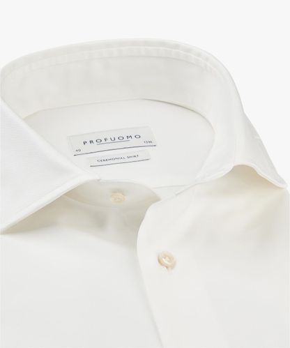 Profuomo Off-white wedding shirt