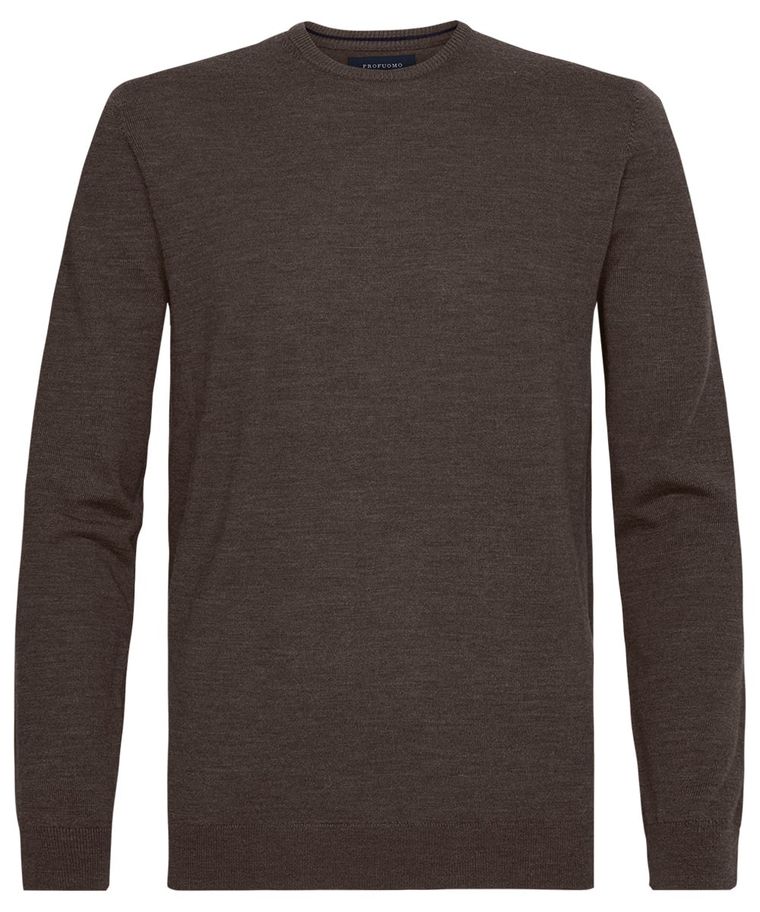 PULLOVER CREW-NECK TAUPE