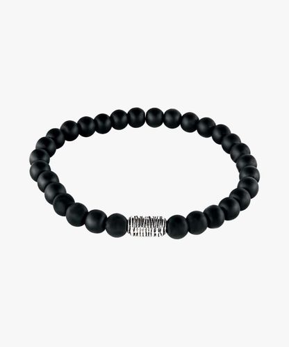 PROFUOMO Black matt onyx bracelet