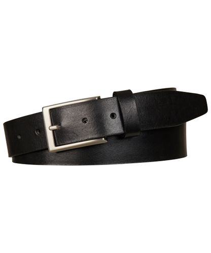 null Black leather belt