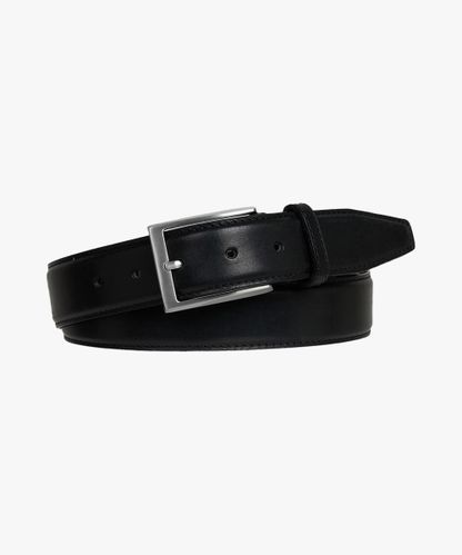 Profuomo Black leather belt