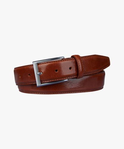 PROFUOMO Cognac leather belt