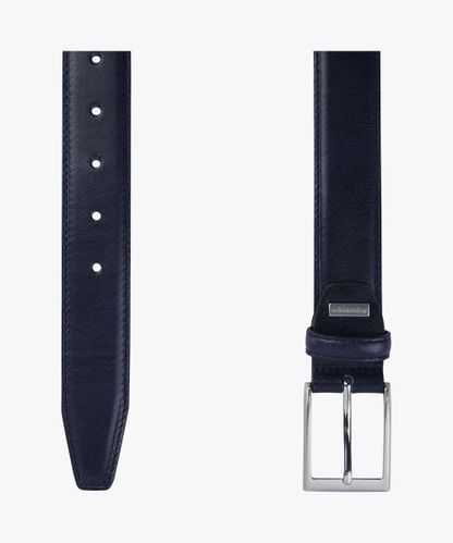 Profuomo Blue leather belt