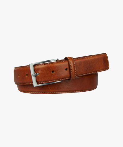 Profuomo Cognac leather belt