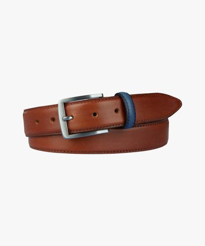 PROFUOMO Cognac leather belt