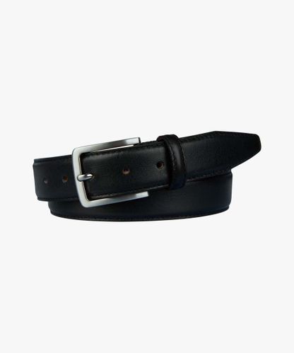 Profuomo Black calf leather belt