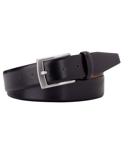 PROFUOMO Black leather belt