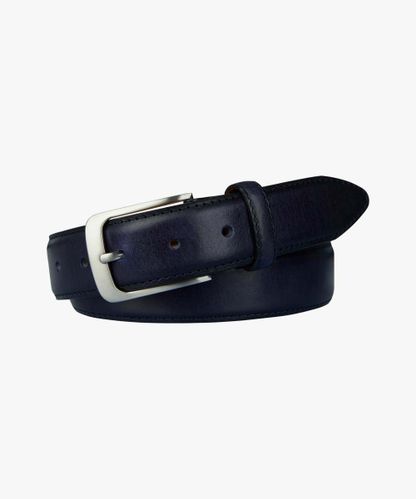 Profuomo Navy hand polished belt