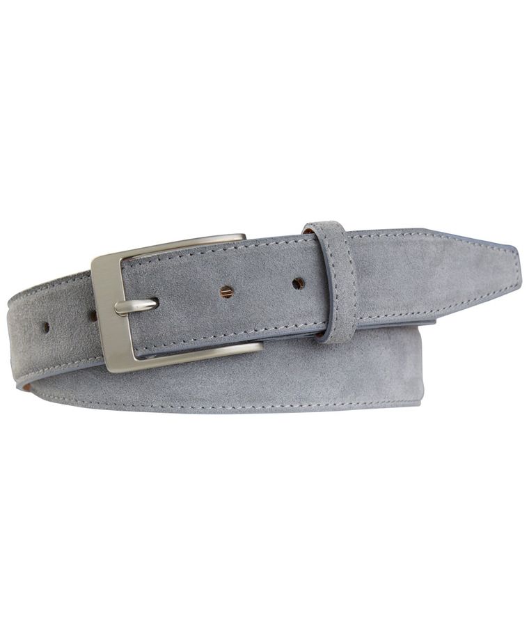 Grey suède belt